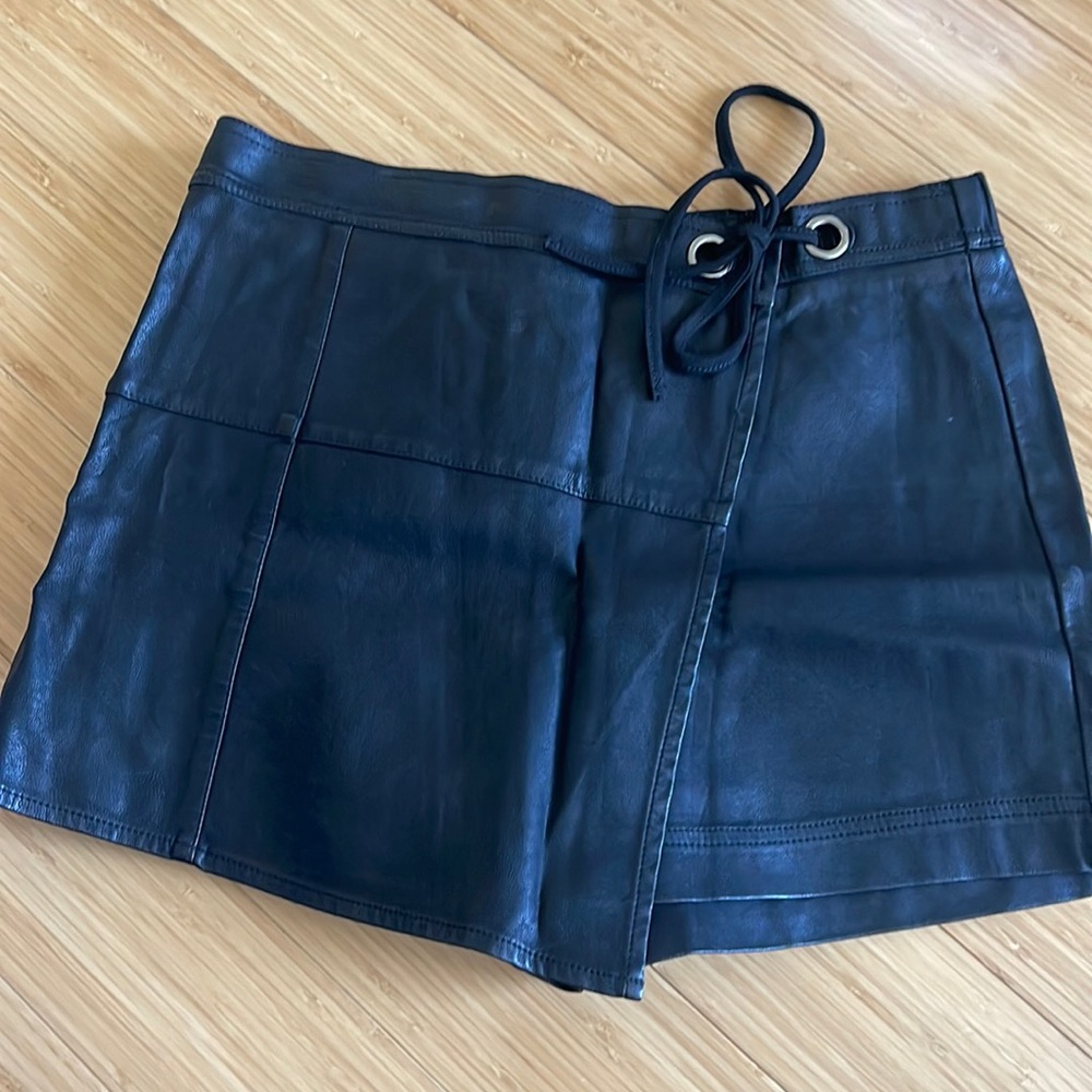Leather Shorts/skirt